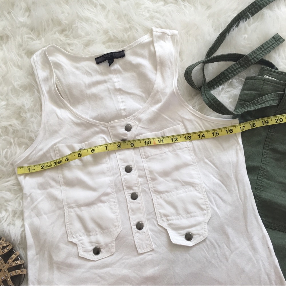 White Lightweight Tank - Picture 3 of 5